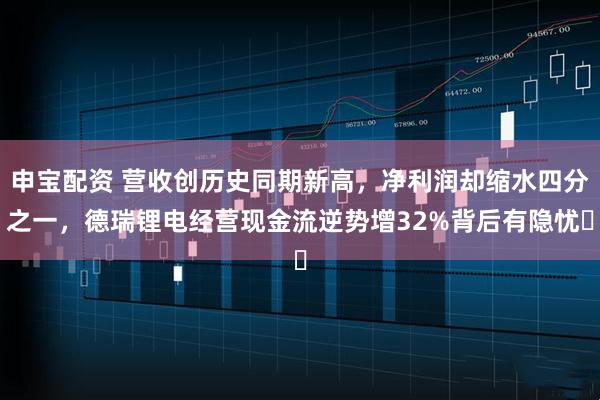 申宝配资 营收创历史同期新高，净利润却缩水四分之一，德瑞锂电经营现金流逆势增32%背后有隐忧​